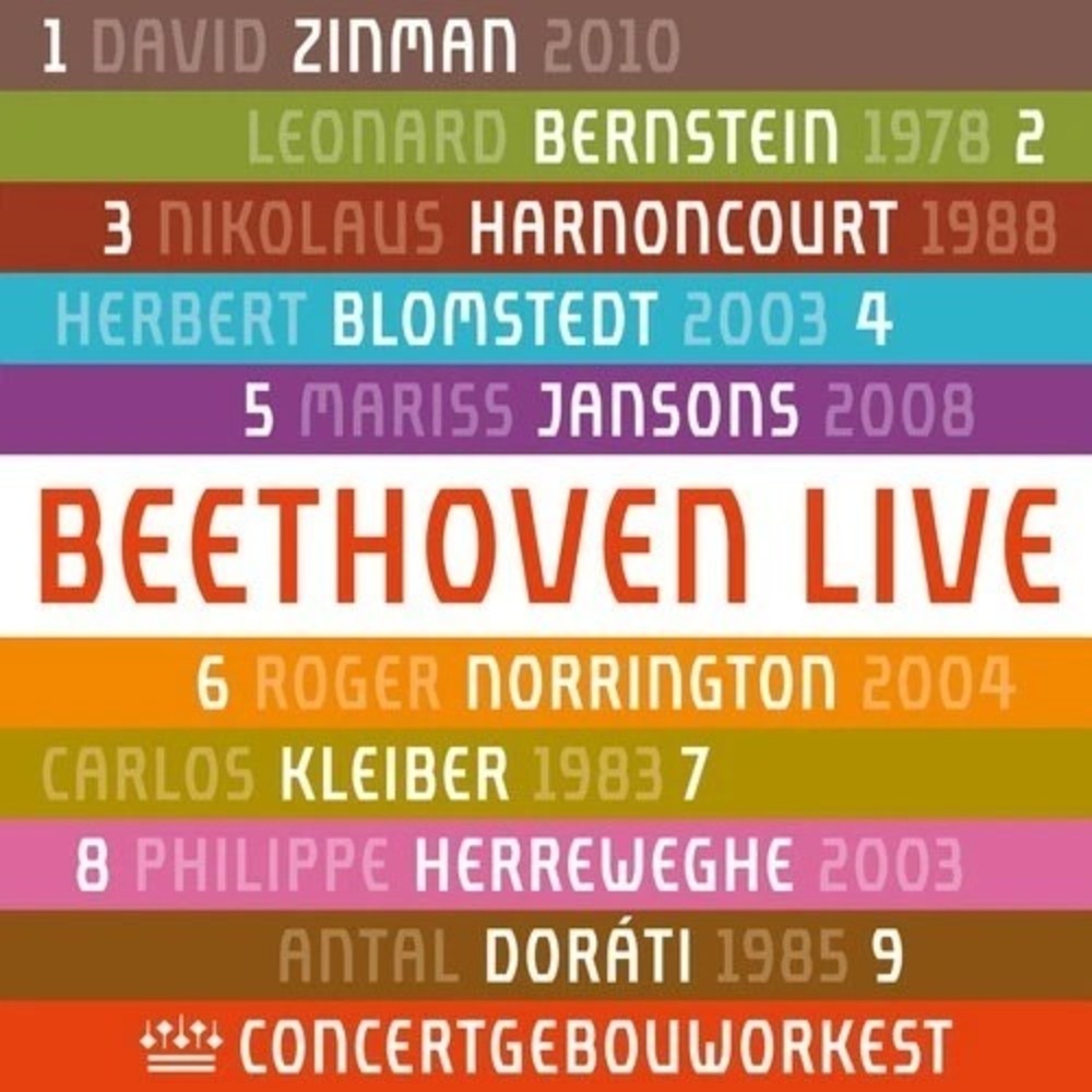 New! Ludwig van‎ Beethoven Symphonies 1-9 Concertgebouworkest 5 CD Box Set Boxed